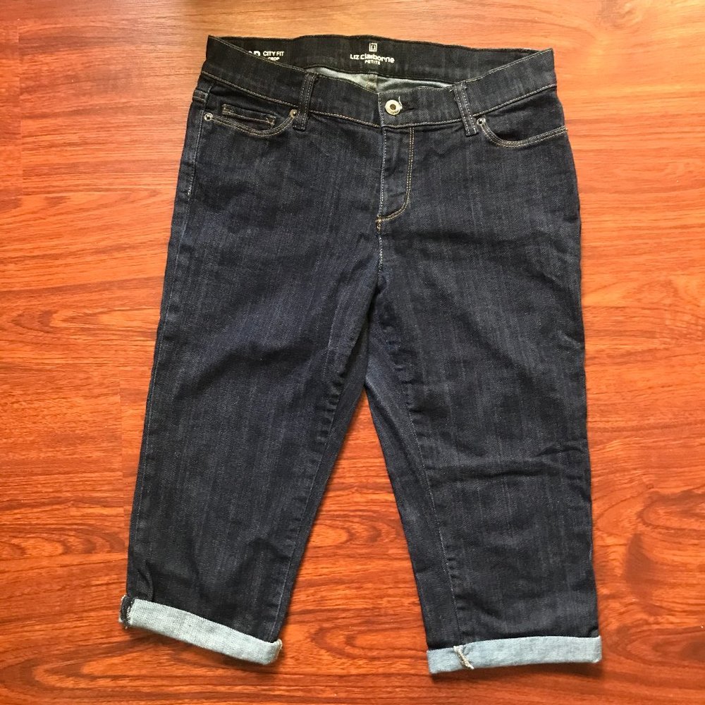 Liz Claiborne 3/4 Black Jeans